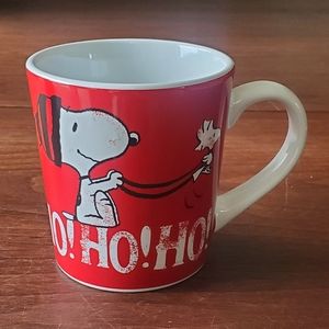 Peanuts Coffee Mug Cup Christmas Snoopy Woodstock Zrike Brands 2023 HoHoHo